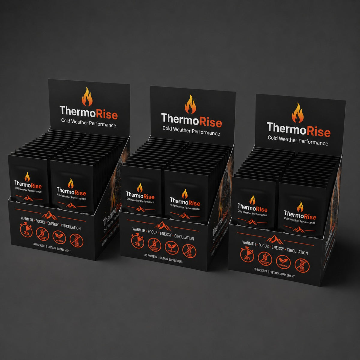 ThermoRise Body Warmth Thermogenic Supplement - 3 Pack